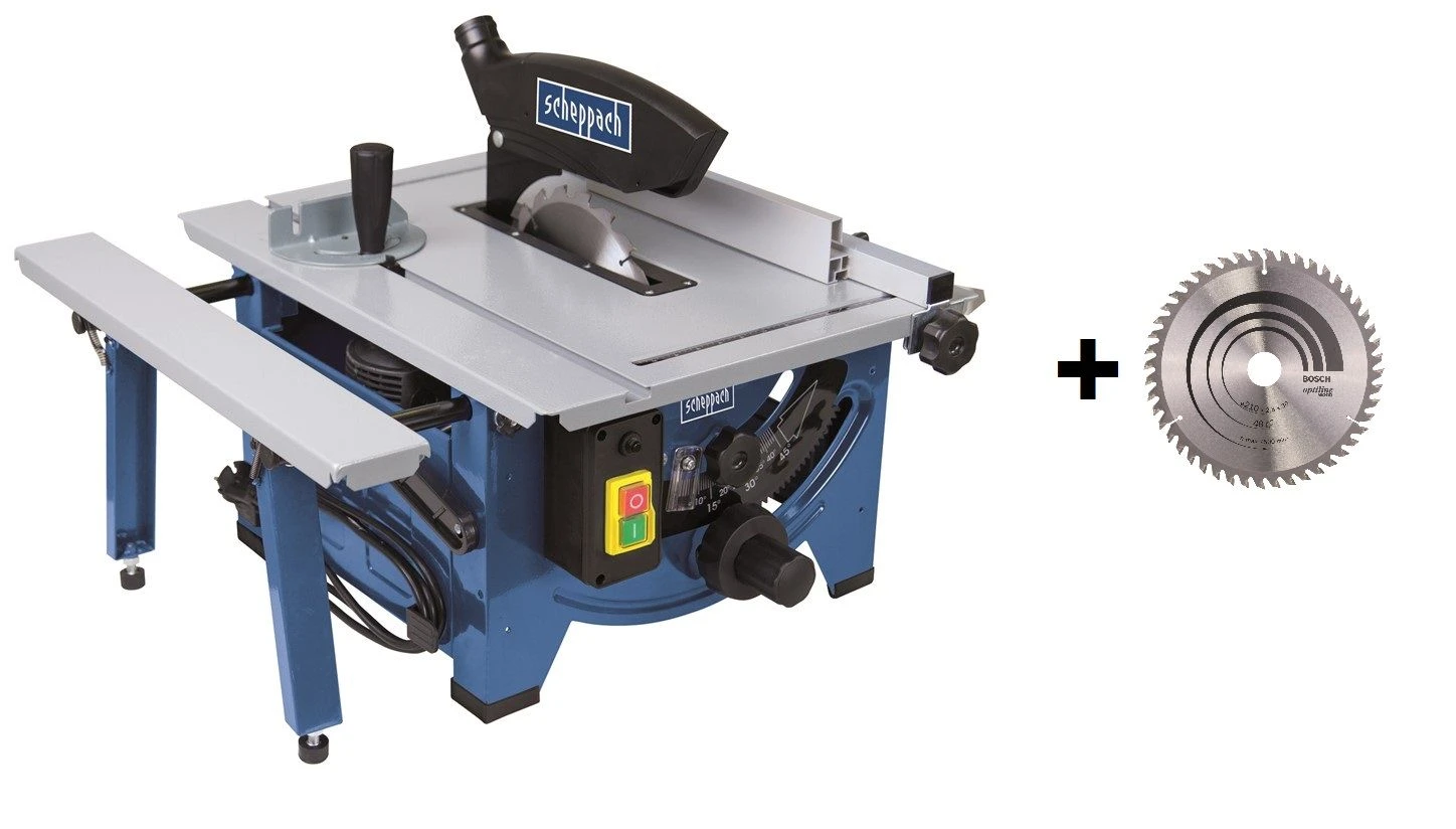 Scheppach HS80 Zaagtafel - 1200W - 210mm Met Extra Zaagblad