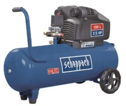 Scheppach Compressor 100L Dubbele Cilinder