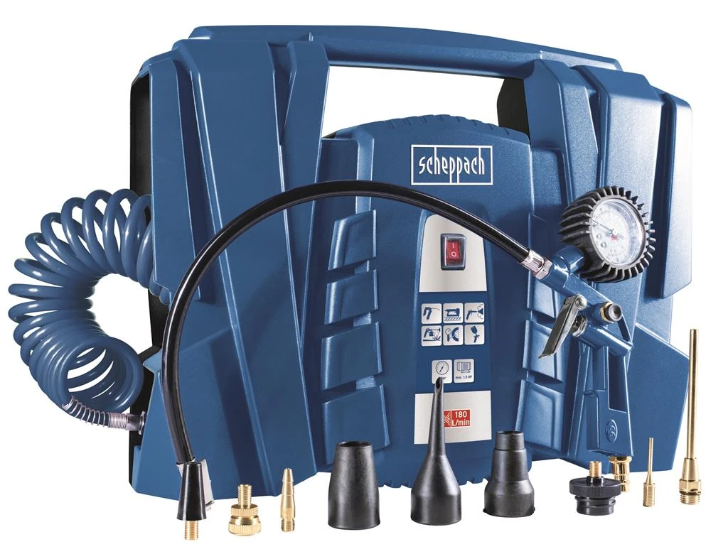 Scheppach Compressor 8 Bar Meeneembaar 4 Scheppach Compressor 8 Bar Meeneembaar - Afbeelding 2