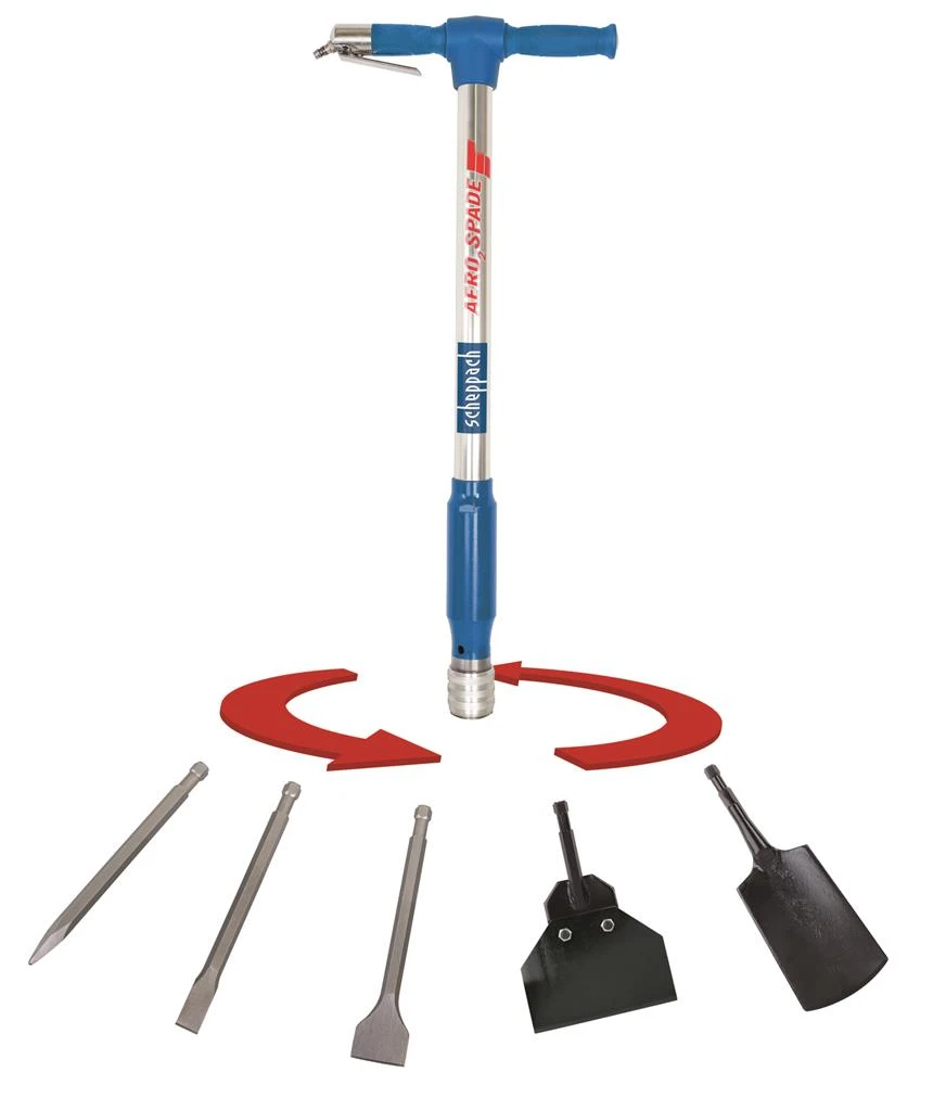 Scheppach Pneumatische 5-in-1 Tool AERO 2 SPADE 3 Scheppach Pneumatische 5-in-1 Tool AERO 2 SPADE